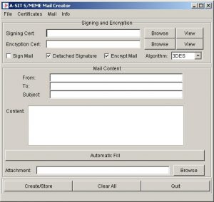 S/MIME Mailcontainer